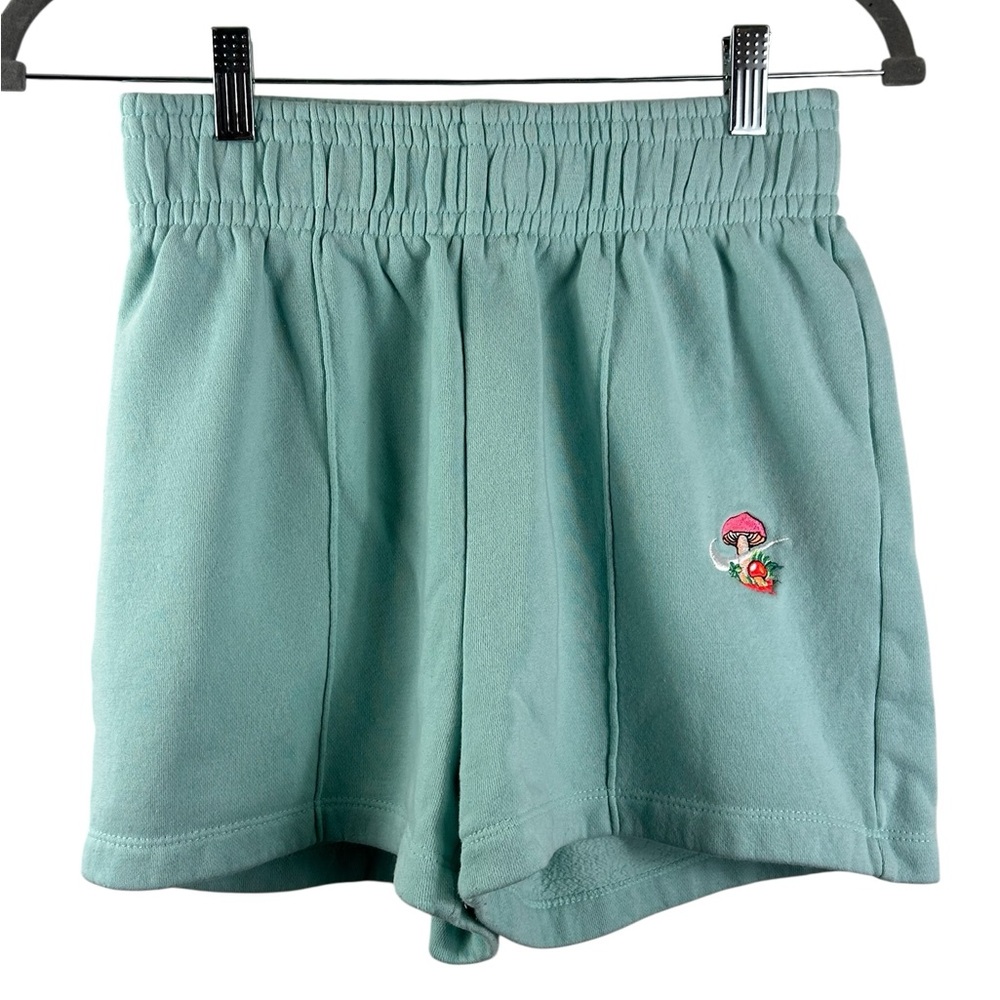 Nike DM7974-382 Women's Sportswear Fleece Shorts Standard Fit Mint Blue SM